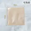Saco de Papel com Meio Filme para Pão, Saco para Pão Recém-assado, Saco Prático, Saco para Sanduíche, Saco de Papel Kraft, Embalagem para Panificação, Selável a Calor