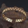 Pulsera de cobre fundido 8*55mm ajedrezado ropa china diy horquilla material accesorios (ajustable)