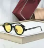 Jmm Clark Nuevas Gafas de Sol Redondas Transfronterizas con Clavos de Arroz Personalizadas Retro Moda Europea y Americana Tendencia Gafas de Sol Anti-UV