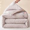 Edredón de algodón tejido con gofres de soja, edredón de invierno con núcleo de proteína de soja y cremallera, subedredón dos en uno, venta al por mayor de fábrica
