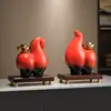 Nuevos Adornos de Caballo Estilo Chino Oficina Decoración Fu Ma Sala de Estar Entrada Mueble de TV Adornos Regalos de Inauguración de Casa Venta al Por Mayor
