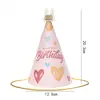 Envío Gratis Empaque Individual Sombrero de Cumpleaños Sombrero de Fiesta Sombrero Puntiagudo Sombrero de Fiesta para Bebés y Niños Sombrero para Pastel