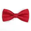Pajarita Formal para Hombre Color Borgoña Patrón Borgoña Pajarita de Novio Masculina Boda Padrino Pajarita Doble Femenina Negra