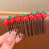 Artefato Fofo de Desenho Animado para Cabelo Quebrado Pente para Cabelo para Meninas Penteado para Testa e Nuca da Pequena Liu Grampo de Cabelo Pente para Bebê