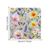 Novo Verão Transfronteiriço Flores Margaridas Quarto Anti-Colisão de Pássaros Janela Pegador de Sol Adesivo Estático Película Colorida Adesivo de Vidro