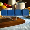 Varios Colores de Botón de Sonido de Teclado de Descompresión de Cuatro Eslabones sin Luz Llavero Colgante para Mochila Escolar Juguete de Descompresión