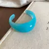 Pulsera de Moda Sencilla con Resina Difuminada Pulsera Versátil de Nicho Retro Estilo Nuevo Pulsera de Alto Grado Personalizada con Temperamento para Mujer