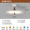 Luminária de Teto para Quarto Estilo Meio do Século Francês Grão de Madeira Quarto Principal Estilo Creme Proteção para os Olhos Espectro Total Restaurante Lâmpadas Lâmpadas
