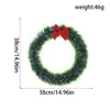 Suministro Exclusivo Transfronterizo de Coronas Navideñas, Follaje Artificial Navideño, Decoraciones Navideñas para Jardín, Espumillón, Guirnaldas Circulares de Flores Navideñas y Adornos Colgantes