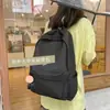 Mochila Estilo Coreano Simple Gran Capacidad Mochila Harajuku Estudiante de Secundaria Estudiante Universitario Mochila de Preparatoria Hombres Estudiante de Preparatoria Duradera