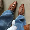 Sapatos de camada única com cadarço de couro bovino de primeira camada, estilo vintage, para mulheres, salto baixo, novidade de primavera, bico quadrado pequeno, tira, polido com cor, sapatos de camada única de cano baixo envelhecidos