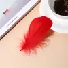 Atacado de fábrica DIY cor pena alta qualidade pena de ganso joia flutuante pena bola ondulada material de enchimento de pena