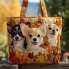2026 Nueva Serie Transfronteriza de Cachorros Estampado Digital Bolso de Hombro Acolchado de Moda