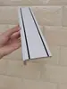 Nueva Tira Decorativa de Cornisa Estilo Chino Techo Plano Línea en L Tallada Línea de 7 Palabras Sala de Estar Negro pv Decoración del Hogar