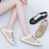 Estilo Europeo 26 Primavera Nuevo Trendy Cuero Genuino Plano Casual Zapatos de Mujer Ins Clásico Versátil Transpirable Moda Zapatos de Entrenamiento Alemanes para Mujer