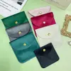Bolsa de Botón a Presión de Terciopelo, Bolsa de Botón Metálico, Bolsa de Almacenamiento de Joyería para Viaje, Bolsa de Empaque para Joyería de Anillos y Pulseras