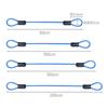 49 hebras de cable de acero recubierto de goma, coche, ropa, equipaje, cable de acero antirrobo, tendedero exterior, 1 metro, 1.5 metros, 2 metros transfronterizo