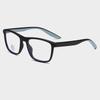 Nuevo armazón de gafas para miopía ultraligero TR90 para jóvenes, patilla bicolor de seda, para hombres y mujeres, mismo armazón, gafas lisas anti luz azul