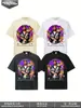 Camiseta Stevieer Kobe Star Estampa Dupla Estilo Pôster Retro Americano Algodão Puro Pesado Manga Curta Solta