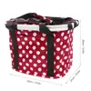 Cesta de bicicleta plegable Cesta de bicicleta Cesta de bicicleta Aleación de aluminio Bolsa delantera de coche Accesorios de bicicleta de montaña Bolsa de coche plegable