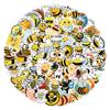110 Novos Adesivos de Grafite de Abelha Inseto Decorativos para Mala Patinete Desenho Animado Adesivos Lote de Fábrica