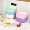 Mesa de Comedor Estilo Japonés Plato para Huesos de Pescado Paja de Trigo Plato Creativo de Plástico para Frutos Secos Snacks Dulces Plato Pequeño con Base