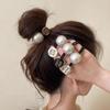 Diseño Nicho ~ Elegante Banda para el Cabello de Perlas Cuerda para el Cabello 2024 Nuevo Banda de Goma Duradera de Alta Elasticidad Accesorios para el Cabello de Mujer