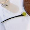Pasador de Pelo de Flor de Magnolia Blanca Estilo Chino, Elegante Accesorio para el Cabello Estilo Antiguo, Nuevo Pasador Estilo Chino para Qipao y Hanfu, Adorno de Flor para el Cabello con Pétalos