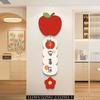 Pintura Decorativa de Entrada Ruyi de Caqui Cuerda para Colgar Decoración de Pared de Fondo de TV para Sala de Estar Colgante Estilo Crema Colgante de Pared