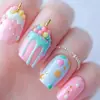 Uñas Postizas Transfronterizas, Uñas Portátiles, Estilos Corto, Mediano y Largo, Uñas de Manicura Portátiles, Uñas Portátiles, Uñas de Producto Terminado al por Mayor