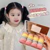 Goma Elástica de Pelo Colorida de Caramelo para Niñas Cola de Caballo Alta Cuerda para el Cabello Anillo de Toalla Estuche de Cuero Nuevo Elástico de Pelo Colorido Cuerda para el Cabello de Verano