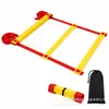 Escalera de agilidad para entrenamiento padres-hijos de uso doméstico, disponible en varios colores, resistente y duradera, escalera de cuerda para entrenamiento de coordinación de pies para niños en casa