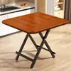 Mesa Plegable Mesa de Comedor Hogar Apartamento Pequeño Mesa de Comedor Simple Exterior Portátil Puesto Mesa de Estudio Multifunción