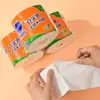 Papel Higiénico, Espesor de 5 Capas 180g Rollo Grande, Rollo de Baño, Papel para Toalla de Mano, Hecho de Pulpa de Madera Virgen