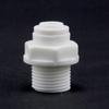 Conector rápido reto para purificador de água, rosca externa passante, diâmetro do tubo de 1/2, rosca externa direta de 1/4, 4 pontos, Mudar para 2 pontos, 3 pontos, conexão rápida