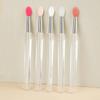 Pincel de Labios de Cristal de Silicona/Pincel para Mascarilla de Labios/Cabeza de Pincel Suave de Silicona/Aplicar Lápiz Labial, Sombras de Ojos con Lentejuelas Embellecidas, 5 Colores Disponibles