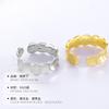 Anillo Redondo de Escama de Pez Geométrico de Plata S925 Banyan Tree para Mujer Estilo Frío Nicho Anillo para Dedo Índice Accesorios Coreanos de Corea del Sur