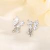 Aretes de Lazo Starlight de Circonita S925 para Mujer Diseño Nicho Aretes Elegantes de Alta Moda