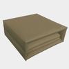 Colcha en Forma de Colcha Verde Colcha Dormitorio Estudiantil Limpieza del Hogar Modelo de Fusión en Caliente Bloque de Tofu Lona de Colcha Fabricante Mayorista