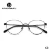 Gafas Estilo Madera, Montura Fina Color Oro Rosa Ojo de Gato Ultraligera, Montura Grande Versátil que Hace que la Cara Parezca Más Pequeña, Montura de Gafas con Aspecto Natural