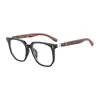 Estilo Coreano Nuevo Marco Grande Marco Cuadrado Marco Transparente Celebridad de Internet Gafas Lisas para Mujer con Gafas para Miopía Gafas Planas Anti-Luz Azul para Hombre