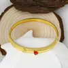 Pulsera Transfronteriza de Lujo Ligero con Circonita Roja Estilo Personalizado Exquisito Estilo Pequeño Chanel Retención de Color Pulsera de Nicho Pulsera al por Mayor