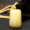 Colgante de cera de abejas blanca del Báltico con ámbar, sin importar la marca, collar largo de miel y cien flores para hombres y mujeres.