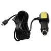 Grabadora de conducción de coche lente dual cargador de coche navegador GPS cargador cable de alimentación de 3,5 m con doble USB