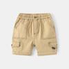 Bermuda Infantil Atacado Estilo Coreano Calça Infantil 2026 Verão Bermuda Kids na Altura do Joelho Roupa Casual Lisa para Bebê Dropshipping