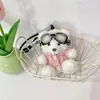 Chaveiro Panda Piloto Desenho Animado Urso Fofo Boneca Vestida Boneca Estudante Pequeno Presente Pingente Venda por Atacado