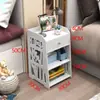 Mesita de noche minimalista moderna con armario de almacenamiento Gabinete lateral para dormitorio Gabinete de almacenamiento para sala de estar Mesa de centro para sofá Mesa auxiliar Dormitorio Armario pequeño