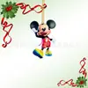 Decoración Navideña Colgante de Árbol de Navidad Acrílico Creativo de Mickey Colgante Decoración para el Hogar de Navidad Espejo Retrovisor de Coche