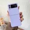 Capa para celular Samsung ZFlip5 PC spray escudo mágico pele líquida sensação fosca Zflip4 tela dobrável capa protetora