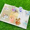 Peluche Lindo de Cachorro de Dibujos Animados Parche Acrílico Accesorios para Pasadores DIY Joyería Hecha a Mano Insignia Imán para Refrigerador Venta al por Mayor